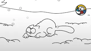 Simon's Cat Plays in the Snow | Simon's Cat Extra