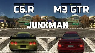 Chevrolet Corvette C6.R vs BMW M3 GTR - NFS MW Redux V3 - WHICH IS FASTEST ?