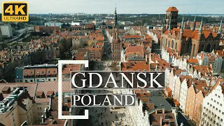 GDANSK POLAND 4k 🇵🇱 by Drone Wonderful Footage.