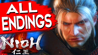 NIOH - ENDING Final Boss (Ending 1 + Ending 2) All Endings