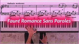 Fauré Romance sans paroles op. 17 no. 3  |  Marco Vitaliti