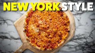 New York Style Pizza Recipe for the home oven