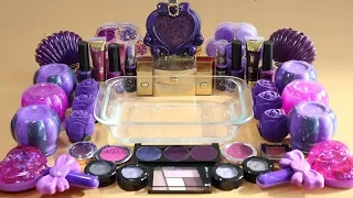 "One Color Series Season 7" Mixing Purple Makeup,More Stuff &Purple Slime Into slime!