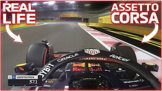 Assetto Corsa VS Real Life | 2022 Abu Dhabi Grand Prix Pole Lap