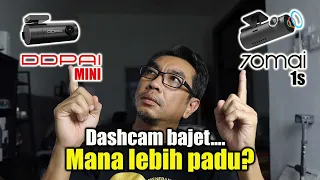 DASHCAM DDPAI mini VS 70MAI 1s | DASHCAM MANA LEBIH BERKUALITI ?