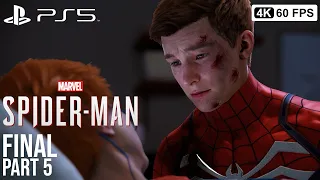 SPIDER-MAN REMASTERED PS5 Gameplay Walkthrough Part 5 FINAL [4K 60FPS] - No Commentary