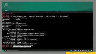 How To Set / Change Hostname Fully Qualifield Domain Name ( FQDN ) On Manjaro 21.2.0 Linux