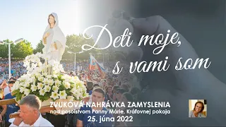 Zvuková nahrávka zamyslenia nad posolstvom z 25. júna 2022