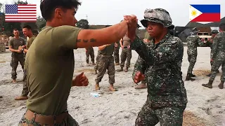 Balikatan 23 | Philippine Marines Demonstrate Martial Arts Techniques to U.S. Marines