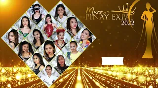 MISS PINAY EXPAT 2022, THE CORONATION NIGHT