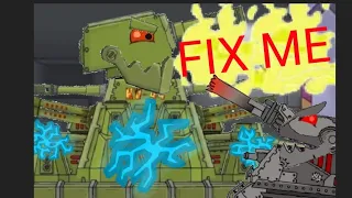 Fixing Kv 44M2 - cartoon about tanks