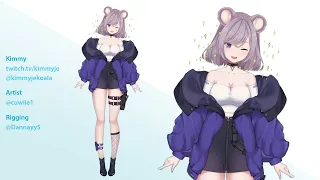 Kimmy HKVtuber | Live2D model Showcase