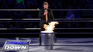 Jericho burns a 'Y2AJ' T-shirt to officially end the impressive tandem: SmackDown, Mar. 10, 2016
