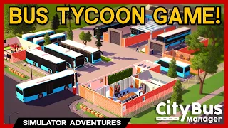 CITY BUS MANAGER - Bus Tycoon Game with REAL WORLD MAPS!