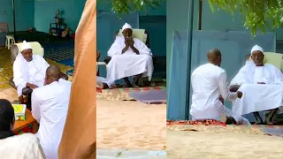 Ousmane Sonko à Lagane chez Serigne Cheikh Mbacké mou Serigne Saliou