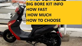 BIG BORE KIT INSTALLED EVERYTHING YOU WANT TO KNOW PLUS A RIDE ALONG GY6 50 CC TO 80 CC