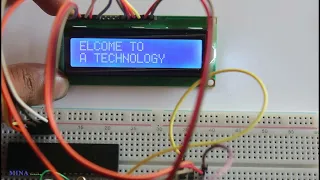 LCD display interfacing with PIC microcontroller(scrolling text)