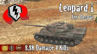 Leopard 1  |  8,8K Damage 4 Kills  |  WoT Blitz Replays