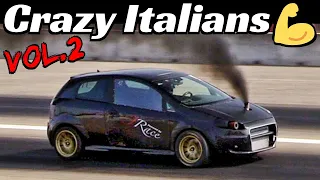 Crazy Italians Vol.2, Drag Racing 600+ Hp Fiat Punto & Uno Turbo, Rama Lancia Delta Integrale & More