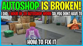 AUTOSHOP BROKEN In GTA 5 Online & How To Fix It!