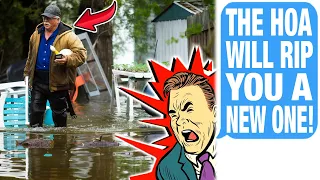 Neighbor's Gutter Flooded My Property, He Refuses to Fix It, HOA Ruins Him! - r/NeighborsFromH€ll