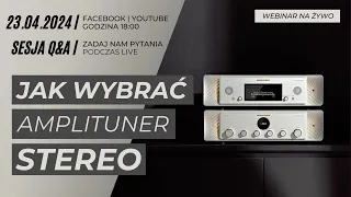 🔴 Jak wybrać amplituner stereo? Webinar na żywo 🔴