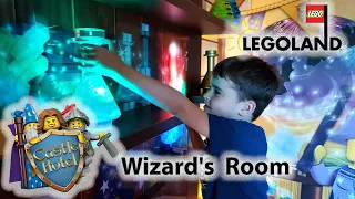 Amazing Wizard's Room at LEGOLAND CASTLE HOTEL Windsor Plus TWO Full Park Days June 2023