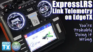 Express LRS Link Telemetry • How-to Setup Your Radio Correctly