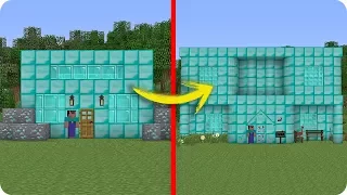 NOOB MINECRAFT VS CASA DE DIAMANTE DE 1.000.000$ TROLL NOOB SE VUELVE MILLONARIO EN MINECRAFT