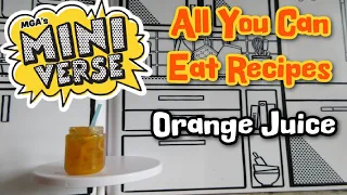 Mini Verse All You Can Eat | Orange Juice Recipe