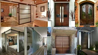 80 Ideas de PUERTAS MODERNAS para interiores y exteriores de casas