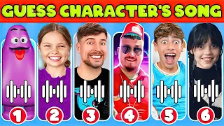Guess the youtuber by Song|We Live,Grimace Shake,MrBeast,Salish Matter,That Girl Lay Lay,King Ferran