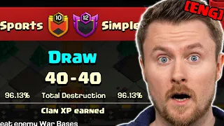 CRAZY Clan War League RESULT on the FIRST DAY! (Clash of Clans)