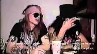 Guns N' Roses Interview With Subtitles part 1