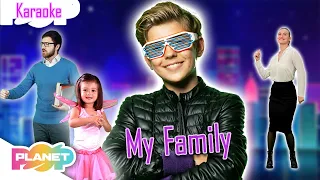Planet Pop | I Love My Family!! | English Karaoke for Kids #PlanetPop #learnenglish