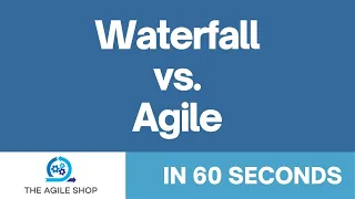 Waterfall vs. Agile in 60 seconds