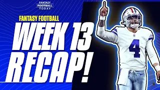 Week 13 Breakdown: Advanced Stats, SNF Recap, Injury News, Best Adds | 2022 Fantasy Football Advice