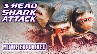 3 Headed Shark Attack (2015) Movie Explained in Hindi Urdu | Shark Movie