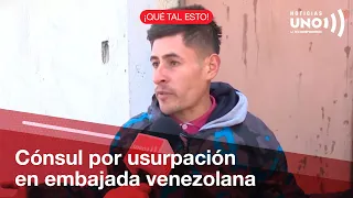 Vendedor ambulante es la autoridad del consulado desierto de Venezuela en Bogotá | Noticias UNO