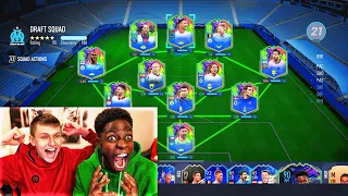 195 RATED!! - FULL SUMMER STARS FUT DRAFT vs SV2!! (FIFA 21)