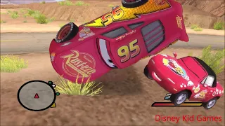 Disney Pixars Cars Movie Game - Crash Mcqueen 373 - Tumbling Lightning