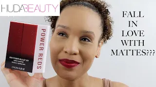 First Impression | HUDA BEAUTY Mini Power Bullet Matte Lipstick Duo | Fall In Love With Mattes???