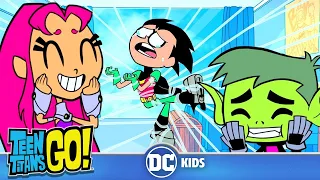 Teen Titans Go! En Latino | ¡Una batalla de bromas! | DC Kids