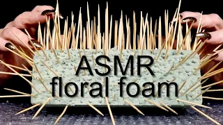 ASMR FLORAL FOAM | For People Who Don’t Get Tingles | Poking Floral Foam w/ Mini Skewers | JoWi ASMR