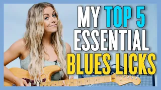 TOP 5 ESSENTIAL Country and Blues Licks (feat. @lindsayell)