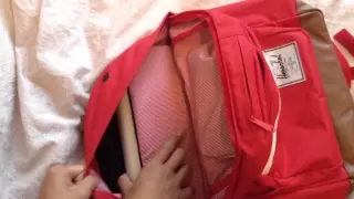 Herschel Pop Quiz Backpack (Red) HD Review/On Person