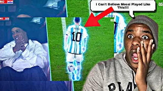 Reacting To Ronaldinho Enjoyed This Phenomenal Performance by Lionel Messi