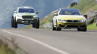 Mercedes-Benz X-Class Carlex EXY Monster X 6X6 vs BMW M4 at Highlands