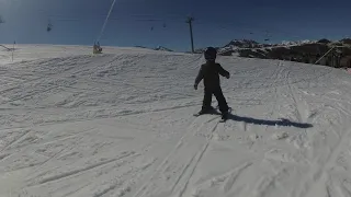 4 yr old Sun Valley Spring Skiing