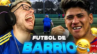 LA COBRA REACCIONA A MOMENTOS GRACIOSOS FÚTBOL DE BARRIO #1 ⚽🤣